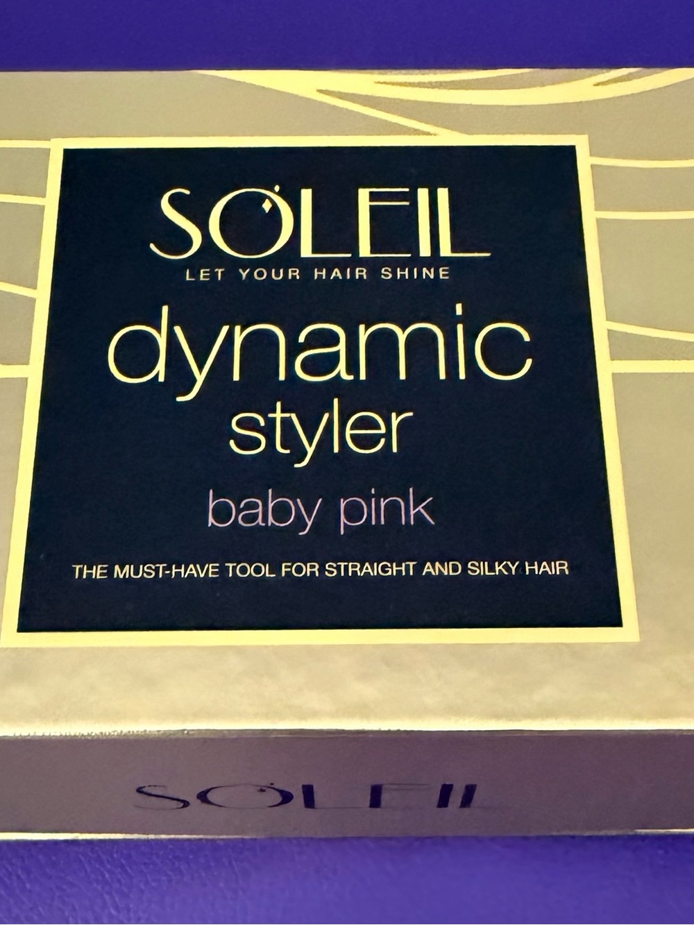 Soleil Dynamic Styler/Soleil Flatiron - Baby Pink